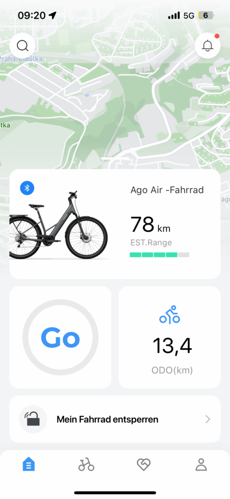 Tenways App Reichweite
